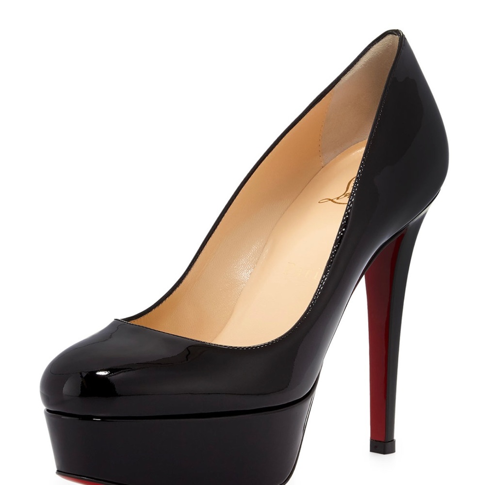 LOUBOUTIN PATENT LEATHER BIANCA size 39.5